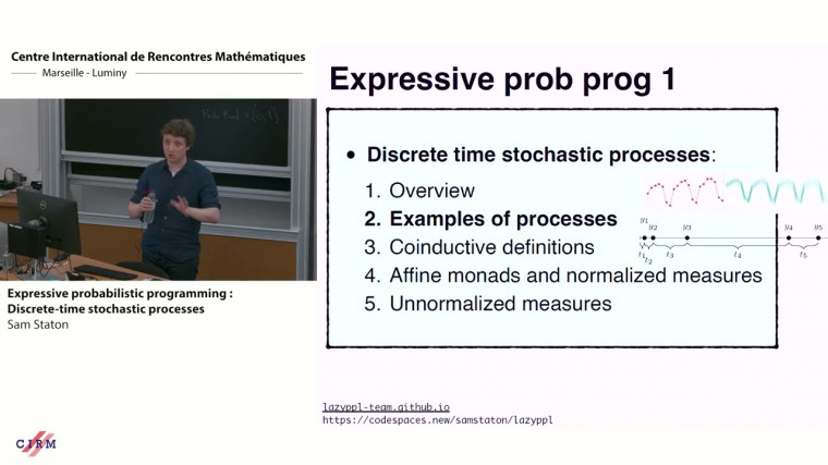 Expressive probabilistic programming : discrete-time stochastic processes