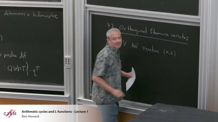 Arithmetic cycles and L-functions - Lecture 1