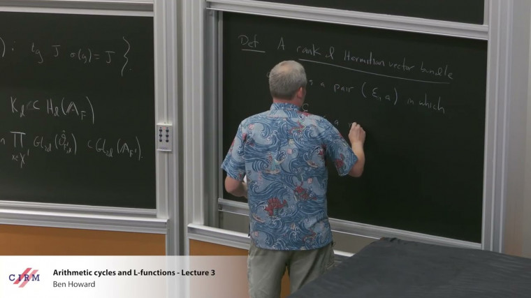 Arithmetic cycles and L-functions - Lecture 3