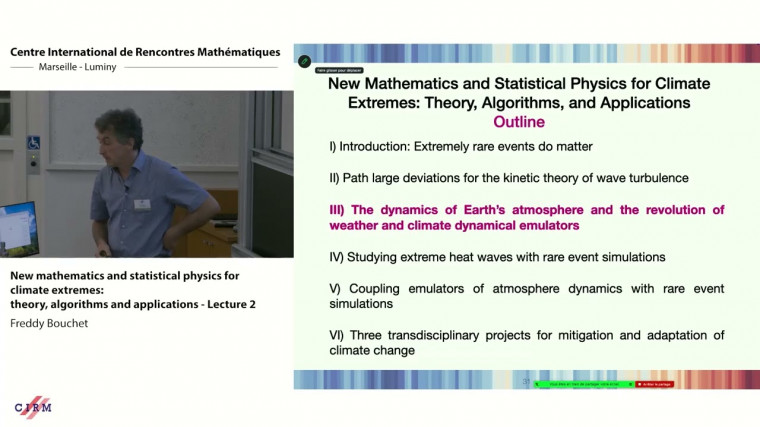 New mathematics and statistical physics for climate extremes: theory, algorithms and applications - Lecture 2