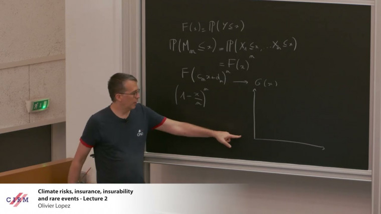 Climate risks, insurance, insurability and rare events - Lecture 2