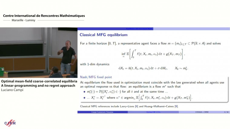 Optimal mean-field  coarse-correlated equilibriaa linear-programming and no-regret approach