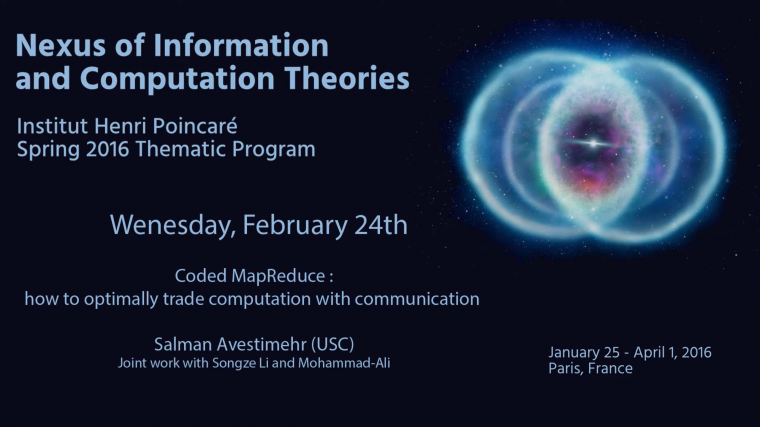Coded MapReduce : how to optimally trade computation with communication