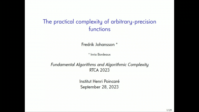 The practical complexity of arbitrary-precision functions