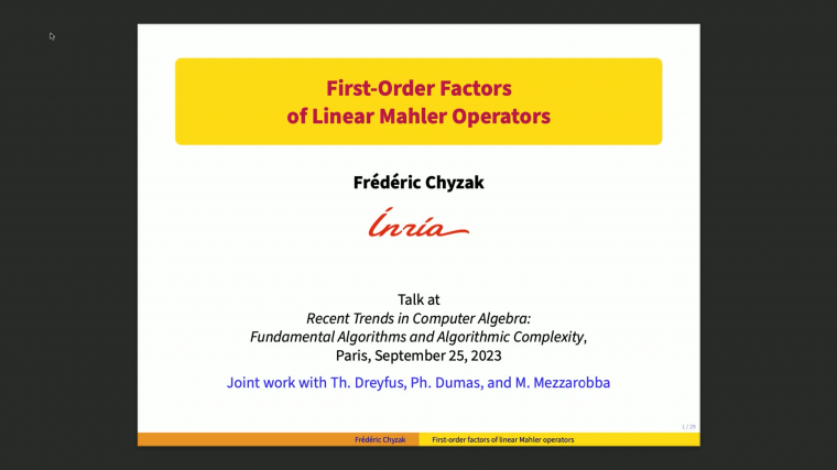 First-order factors of linear Mahler operators