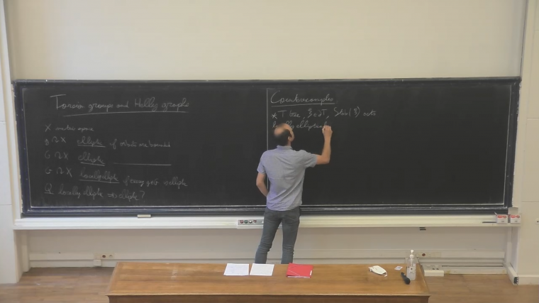 Torsion groups and Helly graphs