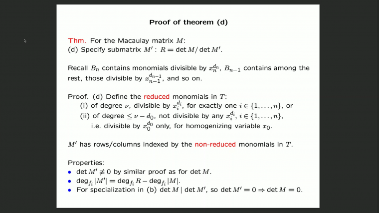 Polynomial system solving: Properties and algorithms - Part 2