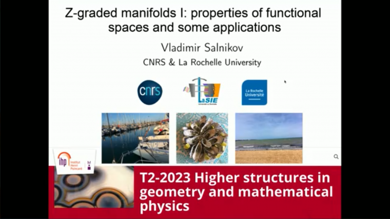 Z-graded manifolds I, properties of functional spaces and some applications