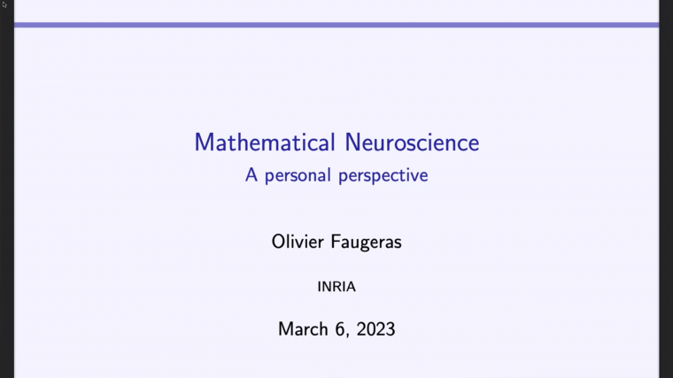 Mathematical neuroscience