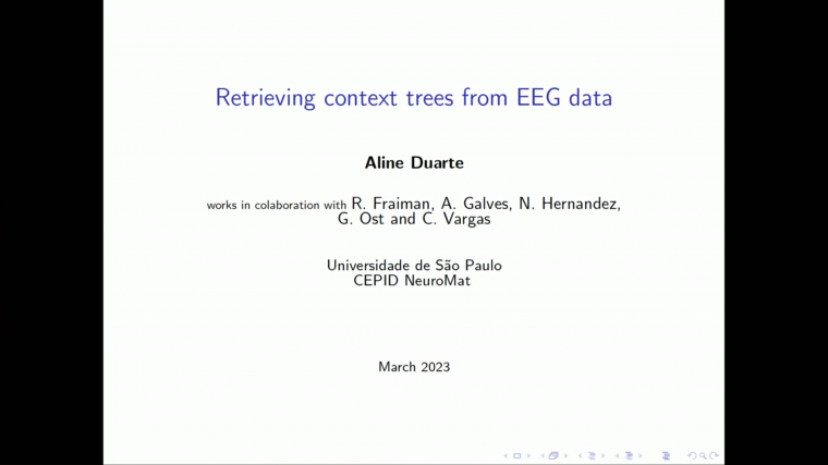 Retrieving context trees from EEG data