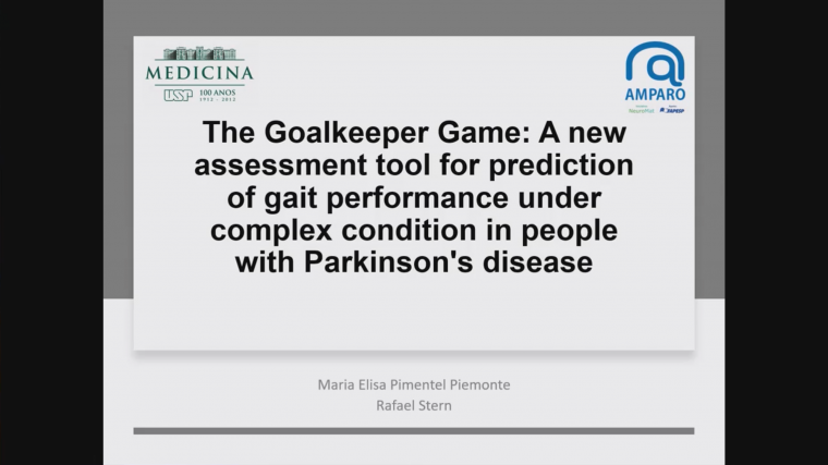 The Goalkeeper Game: A new assessment tool for prediction of gait performance under complex condition in people with Parkinson's disease