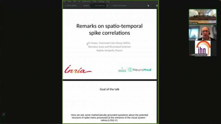 Remarks on spatio-temporal spike correlations