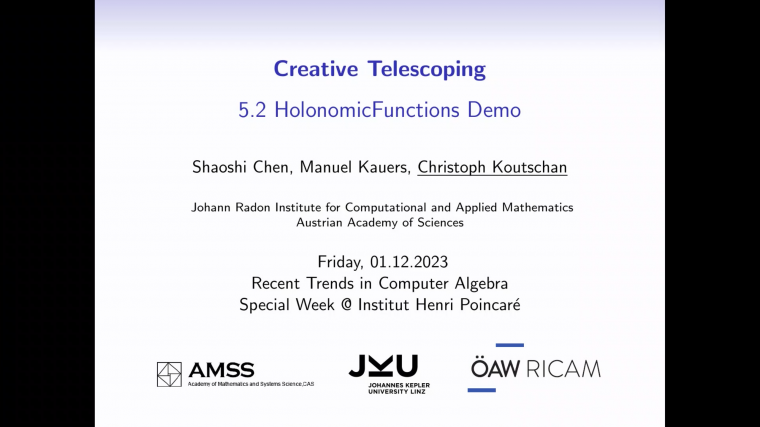 Creative Telescoping - Part 13