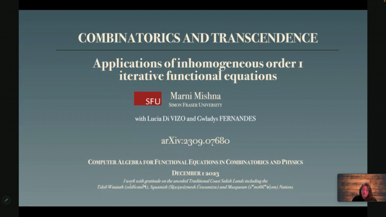 Combinatorics and Transcendence: Applications of Inhomogeneous order 1 iterative functional equations
