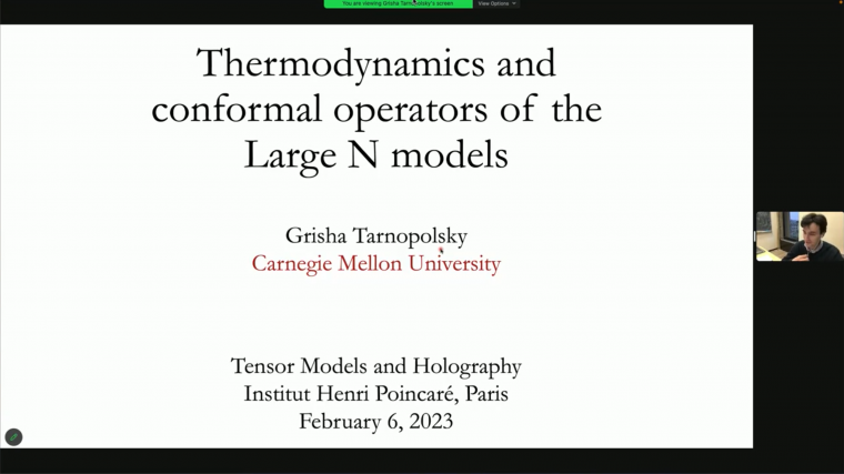 Thermodynamics and conformal operators of the Sachdev-Ye-Kitaev model