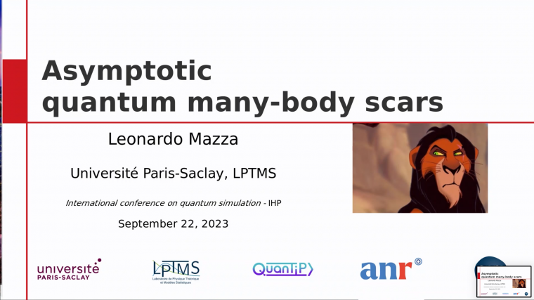Asymptotic quantum many-body scars