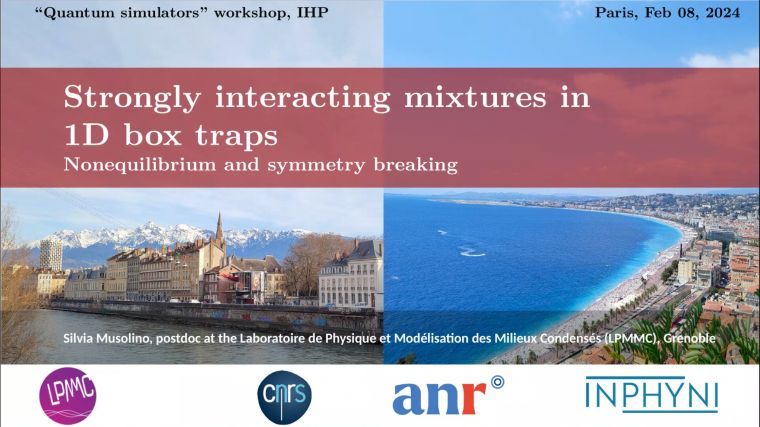 Strongly interacting mixtures in 1D box traps: nonequilibrium dynamics and symmetry breaking