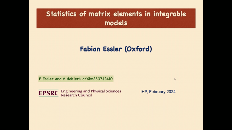 Analog of the ETH for integrable systems