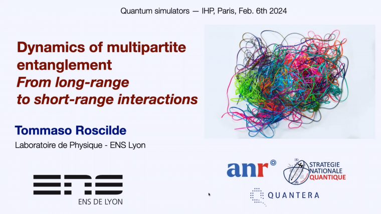 Dynamics of multipartite entanglement: from long-range to short-range interactions