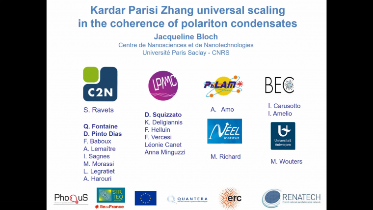 Kardar Parisi Zhang universal scaling in the coherence of polariton condensates