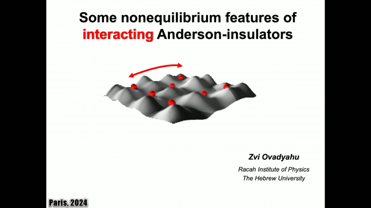 Some nonequilibrium features of interacting Anderson insulators