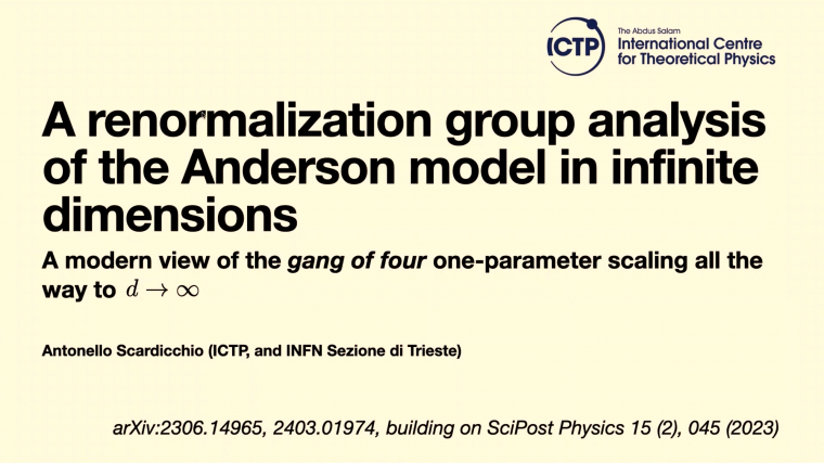 A renormalization group analysis of the Anderson transition in infinite dimensions