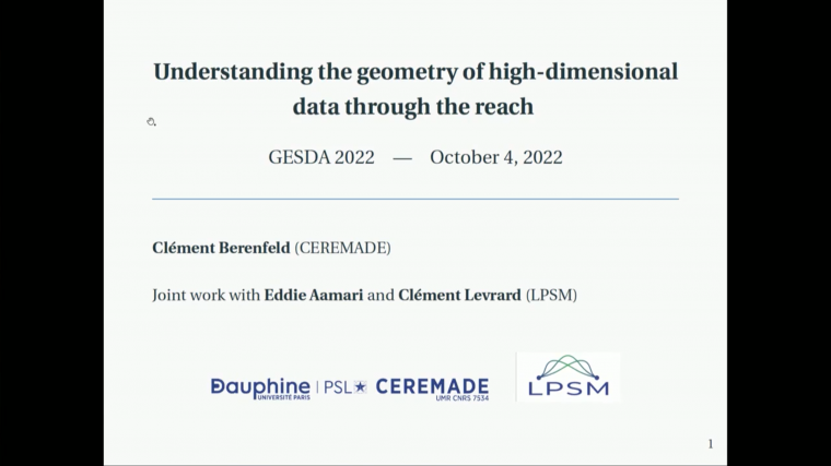 Understanding the geometry of high-dimensional data through the reach