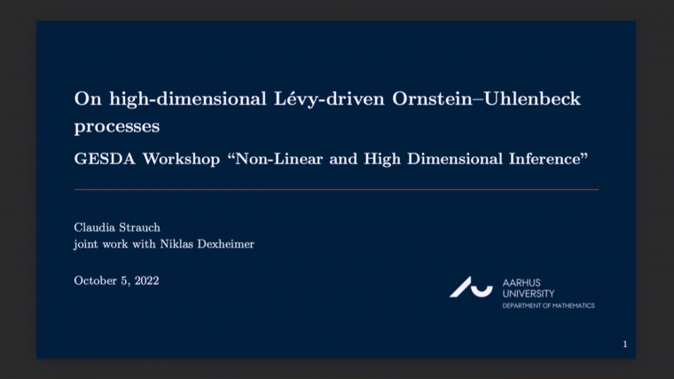 On high-dimensional Lévy-driven Ornstein-Uhlenbeck processes