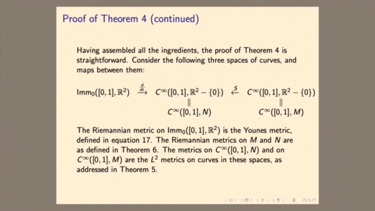 Geometry of Shape Spaces of Curves and Surfaces - Part 6