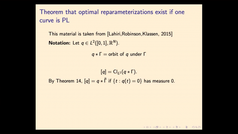 Geometry of Shape Spaces of Curves and Surfaces - Part 10