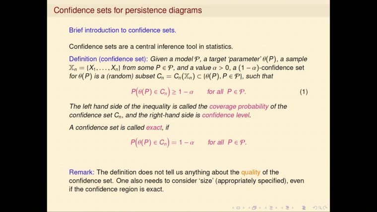 Statistical Topological Data Analysis - Part  10