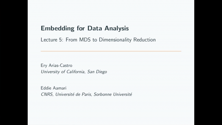Embedding for Data Analysis - Part 5