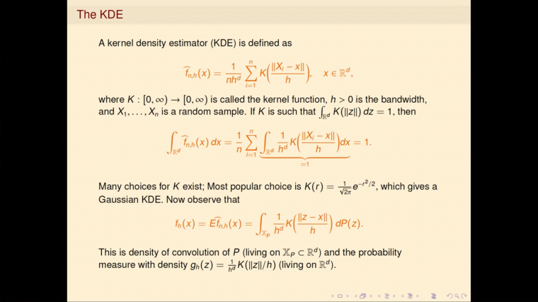 Statistical Topological Data Analysis - Part 12