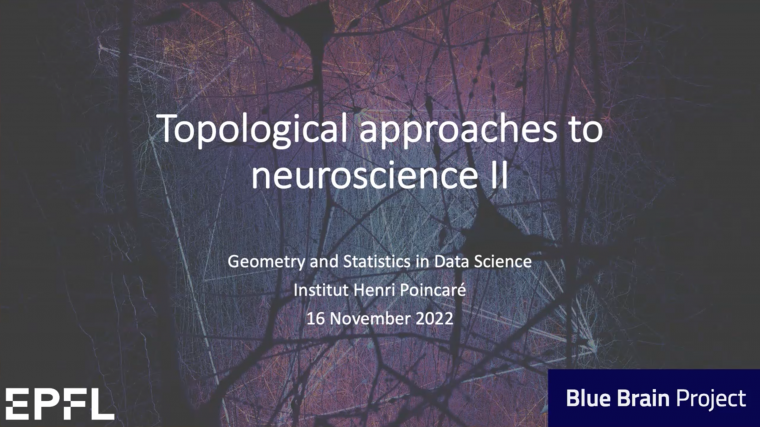 Topological Approaches to Neuroscience - Part 3