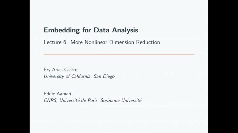 Embedding for Data Analysis - Part 7