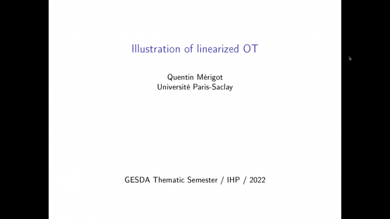 Optimal Transport - Part 13
