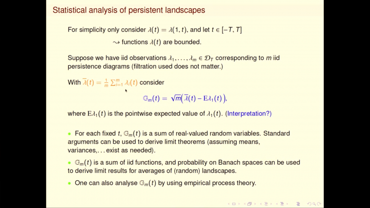 Statistical Topological Data Analysis - Part 17