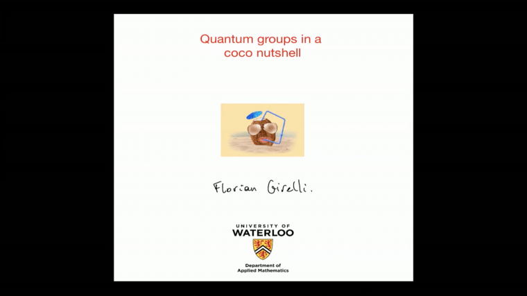 Quantum groups in a (coco) nutshell - Part 1