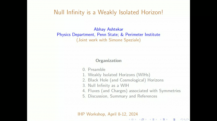 Null Infinity Is a Weakly Isolated Horizon!