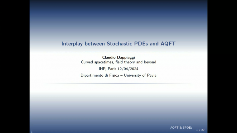 Interplay between Stochastic Partial Differential Equations and Quantum Field Theory on Curved Backgrounds