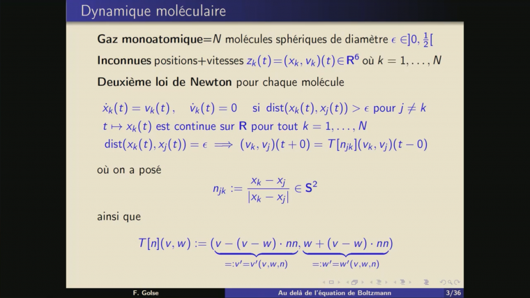 [1198] Validité de la théorie cinétique des gaz : au-delà de l'équation de Boltzmann