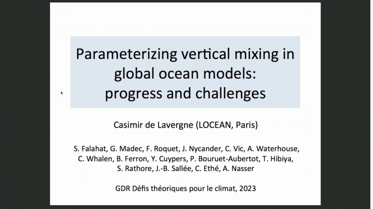 Parameterizing vertical mixing in global ocean models: progress and challenges