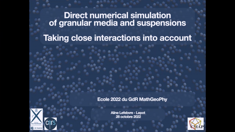 Direct numerical simulation of granular media and suspensions - Taking close interactions into account