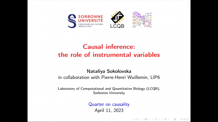 Causal inference: the role of instrumental variables
