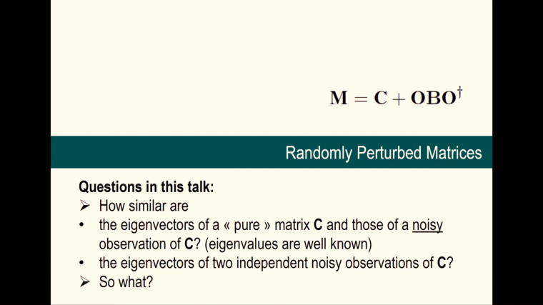 Covariance stability & eigenvector overlaps : a (free) RMT approach