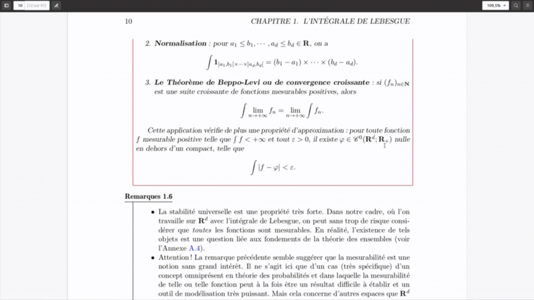Cours 2MA211.21 (Intégrale de Lebesgue)