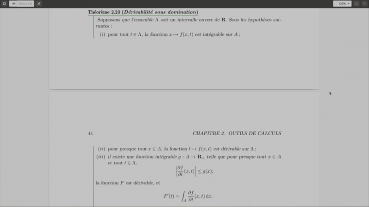 Cours 2MA211.16 (Intégrale de Lebesgue)