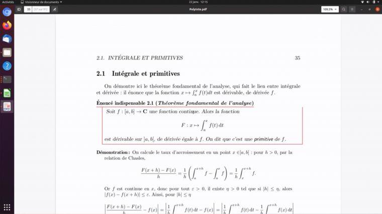 Cours 2MA211.8 (Intégrale de Lebesgue)