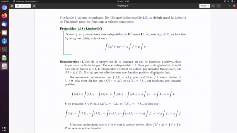 Cours 2MA211.5 (Intégrale de Lebesgue)