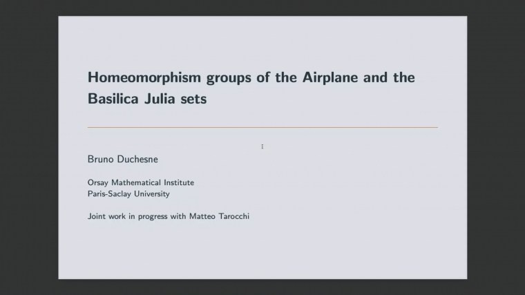 Homeomorphism groups of the Airplane and the Basilica Julia sets